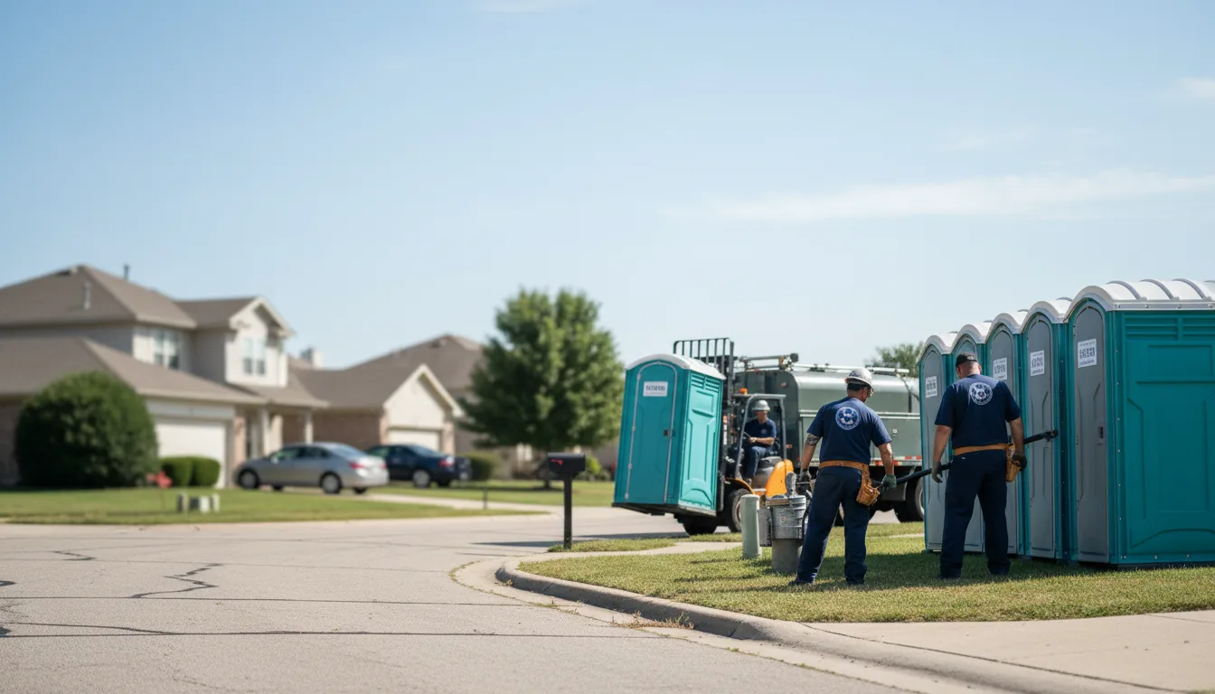 Porta Potty Rental in Aurora, IL near me
